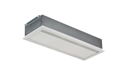 Montuojama į pakabinamas lubas elektrinė oro užuolaida - ACR SE-1PH Airbloc 