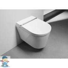 WC unitazo puodas Hygea, pakabinamas, bidė funkcija, rimless, soft close dangtis