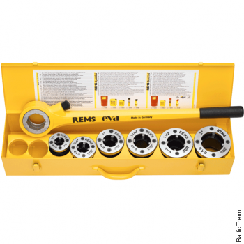 Rankinis sriegtuvas 1/2"-2" REMS Eva Set