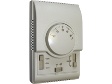 TS - 3-jų pakopų ventiliatoriaus greičio reguliatorius su integruotu termostatu