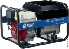 Nuolatinės srovės suvirinimo generatorius SDMO VX 200/4 H-C