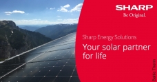 Saulės elektrinė  Sharp 9,84 kW